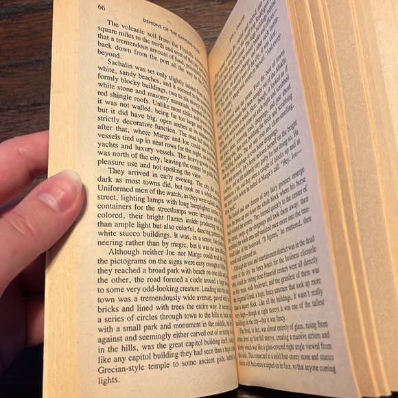 $3 Add-On Fantasy Novel Demons of the Dancing Gods Jack L Chalker Fiction Book - Picture 3 of 3